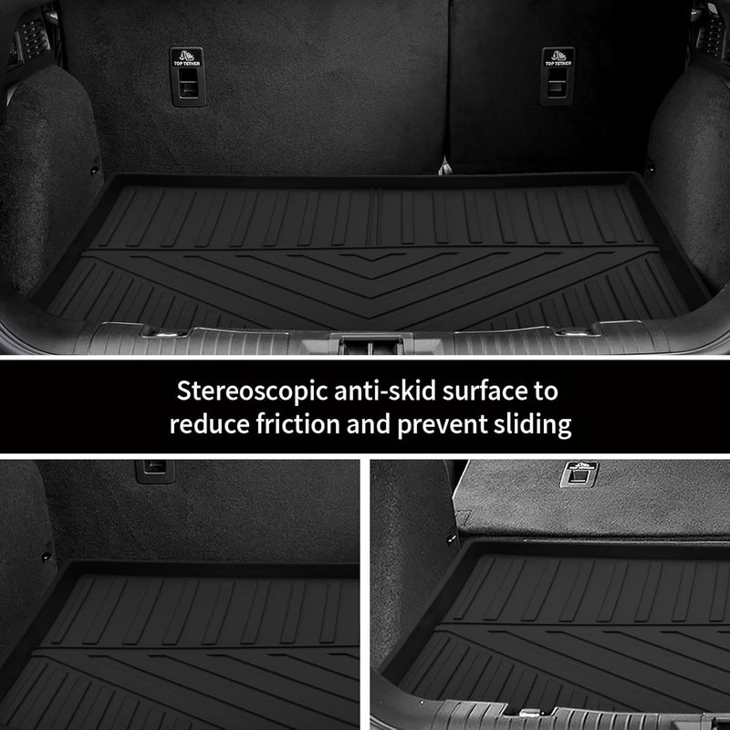 Yonugli Custom for 2013-2019 Ford Escape/ 2015-2019 Lincoln MKC Cargo Mats Trunk Liner All Weather TPE Protection Mat Accessories (for 2013-2019 Ford Escape/2015-2019 Lincoln MKC) - Image 3